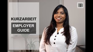 Kurzarbeit and Kurzarbeitergeld I Employer´s Guide [upl. by Asilem]