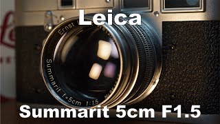 Leica Summarit 5cm F15 開放F15〜F16での作例比較 [upl. by Bernadine]