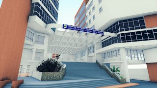 Ahsanullah University of Science and Technology Flythrough in 3D Model [upl. by Wyne]