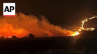 Oregon fire is the largest active wildfire in the US [upl. by Lunn]