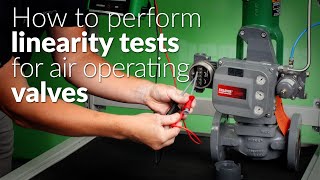 How to perform a linearity test for an air operated HART valve [upl. by Millicent]