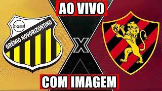 NOVORIZONTINO X SPORT AO VIVO E COM IMAGEM  CAMPEONATO BRASILEIRO [upl. by Wilkison578]