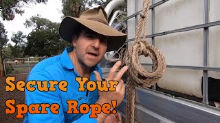 How to Secure Excess Rope on Loads Safely and Neatly [upl. by Tricia]