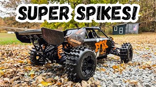 Testing Out Super Spikes On The Losi DBXLE20 [upl. by Sirej272]