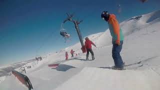 GoPro Day Skiing Trip With Friends At Cardrona 2015 [upl. by Airolg829]