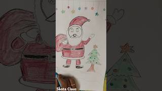 Santa Claus drawing art by dipti [upl. by Elbas]