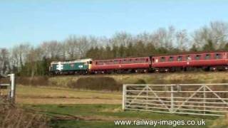 47580 near Dereham Mid Norfolk Railway Diesel Gala 2011 [upl. by Sungam]