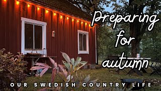 Preparering for autumn  Our Swedish Country Life [upl. by Pawsner]