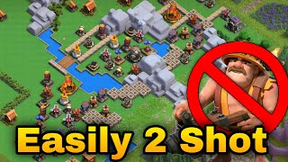 Skeleton Park 2 Shot Easily With This Army 😱😱😱  Best Clan Capital Attack Strategy [upl. by Llenad]