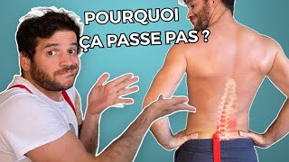 La raison pour laquelle tu stagnes avec ton mal de dos est sûrement dans cette vidéo diagnostic [upl. by Jacquetta]