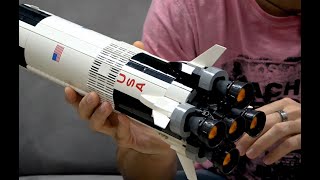 LEGO IDEAS 92176  21309 Saturn V  Mit Familie Baustein zum Mond und zurück 😀 [upl. by Leroj295]