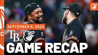 Rays vs Orioles Game Recap 9624  MLB Highlights  Baltimore Orioles [upl. by Esdnil]