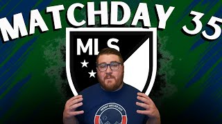 MLS Matchday 35 Predictions [upl. by Oilerua422]