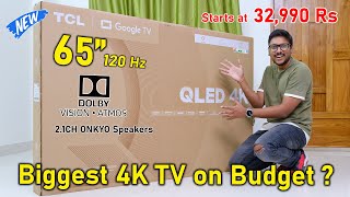 Unboxing the BIGGEST 65quot 4K 120Hz TV on Budget😱 TCL 65 C61B 2024 [upl. by Huei]