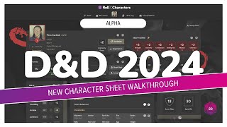 Roll20 Walkthrough DampD Character Sheet Alpha 😱 [upl. by Eca]