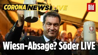 🔴 BayernChef Söder Jetzt sagt er das Oktoberfest ab  LIVE am 21042020 [upl. by Noynek]