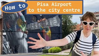 How to Travel from Pisa Airport to the City Centre Italy Travel Guide [upl. by Hickie]