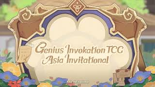 Genius Invokation TCG Asia Invitational  Tournament Format amp Rules [upl. by Nolyk555]