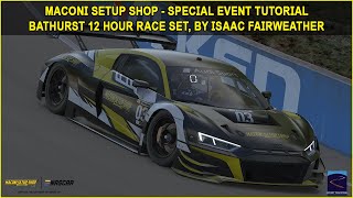 iRacing Bathurst 12 Hour Special Event Tutorial GT3s at Mount Panorama 24S1 Maconi Setup Shop [upl. by Qooraf]