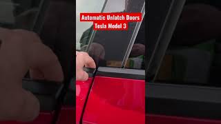 Automatically unlatch doors on a Tesla model 3 using the InGenext boost 50 module shorts ingenext￼ [upl. by Mirella]