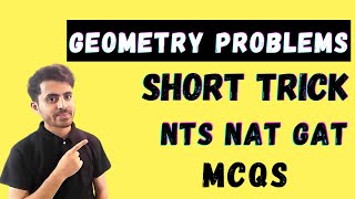 Geometry Problems Tips And Tricks  Quantitative Reasoning Geometry MCQs NTS GAT NAT HAT Tests [upl. by Dayiz]