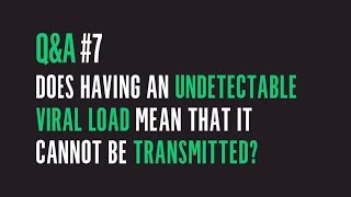 Does Having An Undetectable Viral Load Mean That HIV Absolutely Cannot Be Transmitted  Ending HIV [upl. by Fraze739]