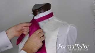 How to tie a cravat [upl. by Adekahs132]