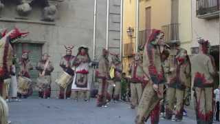 Entrada Ball Parlat de Cervera 2012 Diables de Cervera Carranquers [upl. by Barth]