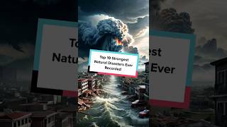 Top 10 Strongest Natural Disasters Ever Recorded shorts nature disasters [upl. by Alverta101]