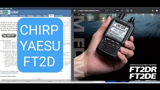 CHIRP FREE Programming Yaesu FT2D [upl. by Yhprum]