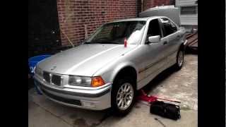 BMW E36  How to Replace Brakes [upl. by Annoiek]