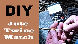 DIY Jute Twine Match [upl. by Sihtam]