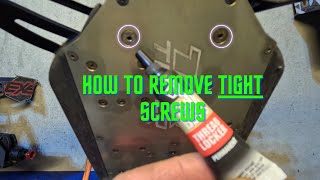 How to Remove Tight Remote Control Screws without Stripping Howto Guide Chassis Swap help [upl. by Eneles]