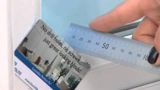 How to Measure Assemble And Fit a Louvolite Perfect Fit Venetian Window Blind [upl. by Nosloc848]