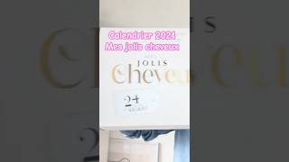 Calendrier 2024 mes jolis cheveux calendrierdelavent shortvideo calendrier2024 cheveux [upl. by Ahon]