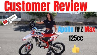 Apollo RFZ Max 125cc Dirt Bike 2 Months Review In Red [upl. by Gnoz208]