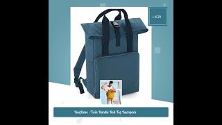 BagBase  Twin Handle RollTop Backpack [upl. by Gillie]