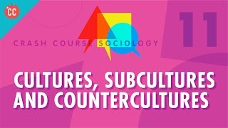 Cultures Subcultures and Countercultures Crash Course Sociology 11 [upl. by Kenrick]