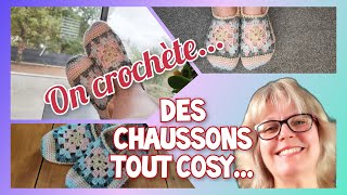 CHAUSSONS tout MIGNONS au Crochet [upl. by Kcub]