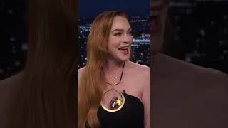 Lindsay Lohan on Getting Quizzed by Jamie Lee Curtis to Prove Her Identity [upl. by Melone]