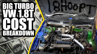 How much does a big turbo 18T cost to build [upl. by Sucramad]