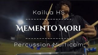 MEMENTO MORI  Kailua HS 2024 Percussion Multicam [upl. by Arjun998]