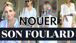 7 DIFFÉRENTES FAÇONS DE PORTER UN FOULARD [upl. by Arad222]