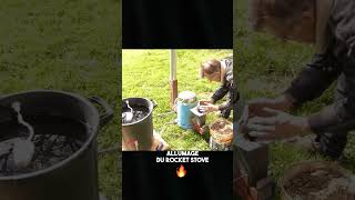 Comment chauffer de leau avec un Rocket Stove   PART 2 [upl. by Arabella100]