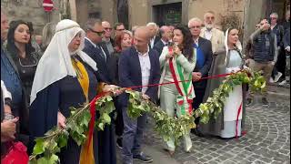 Viterbo  Inaugurazione San Pellegrino in Fiore 2024 [upl. by Sage]