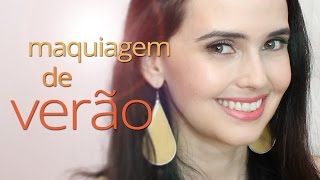 Tutorial maquiagem verão [upl. by Annadiane]