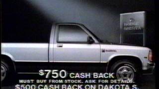 1988 Dodge Dakota Commercial [upl. by Alessig263]