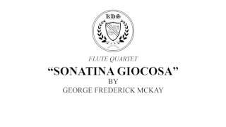 quotSonatina Giocosa by George Frederick McKayquot  State 2016 [upl. by Hayn]