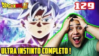 GOKU ULTRA INSTINTO COMPLETO 🔥 DRAGON BALL SUPER CAP 129⭐️ l REACCION  REACT [upl. by Ambrosine]