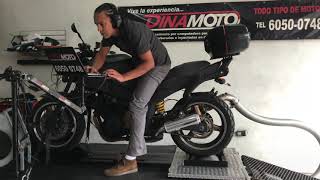 Yamaha TDM850 Dinamoto Dyno run [upl. by Ymarej]